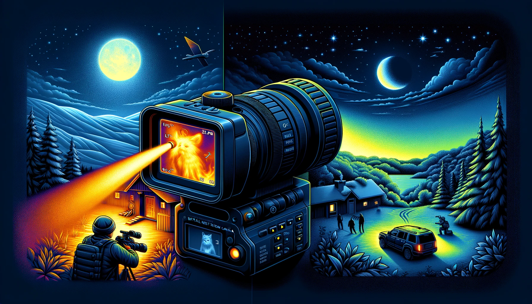 The Difference Between Thermal Night Vision and Infrared Night Vision