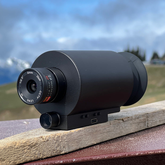 IRIS 8X Infrared Night Vision Monocular with 8X Zoom, Rechargeable Battery, Digital Crosshairs