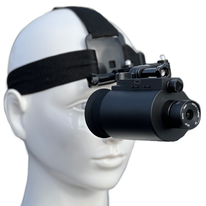 IRIS 8X Infrared Night Vision Monocular with 8X Zoom, Rechargeable Battery, Digital Crosshairs