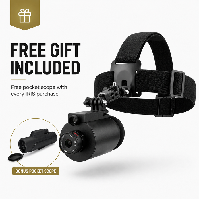 IRIS Digital Night Vision Monocular — 1X Head-Mounted, PVS-14 Form Factor
