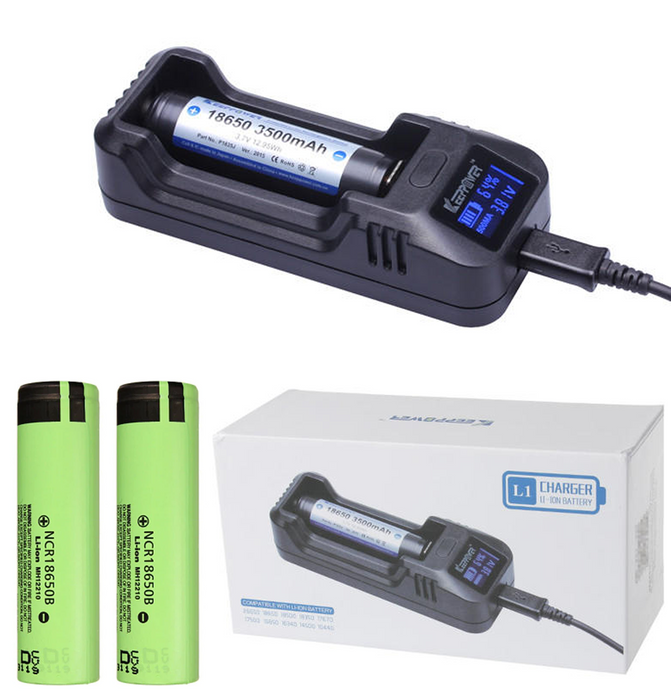 Lithium-Ion Battery Kit + Charger (3400mAh)